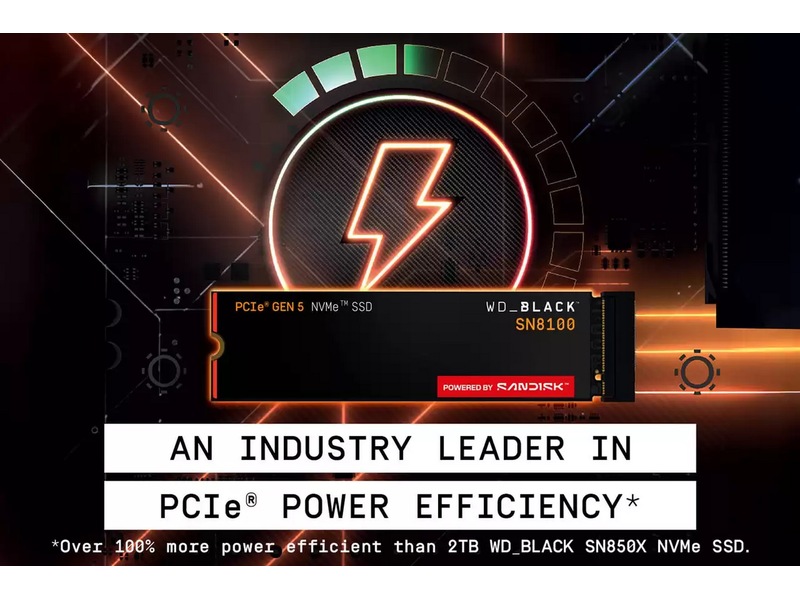 Sandisk WD_Black SN8100 NVMe SSD 1TB SSD M.2