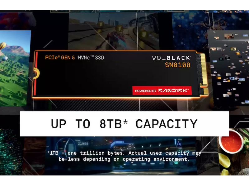 Sandisk WD_Black SN8100 NVMe SSD 1TB SSD M.2
