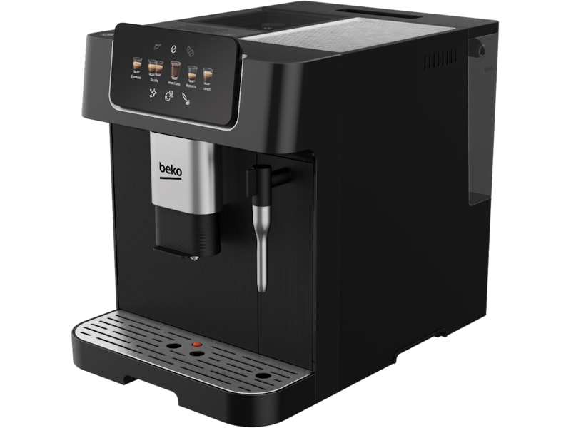 Beko CEG 7302 B Helautomatisk espressomaskin (svart) + mjölkskummare Espressomaskiner