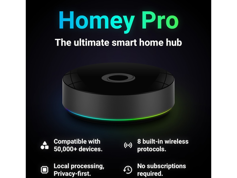 Athom Homey Pro (2026) Smart Home Hub Smarthub/ bridge