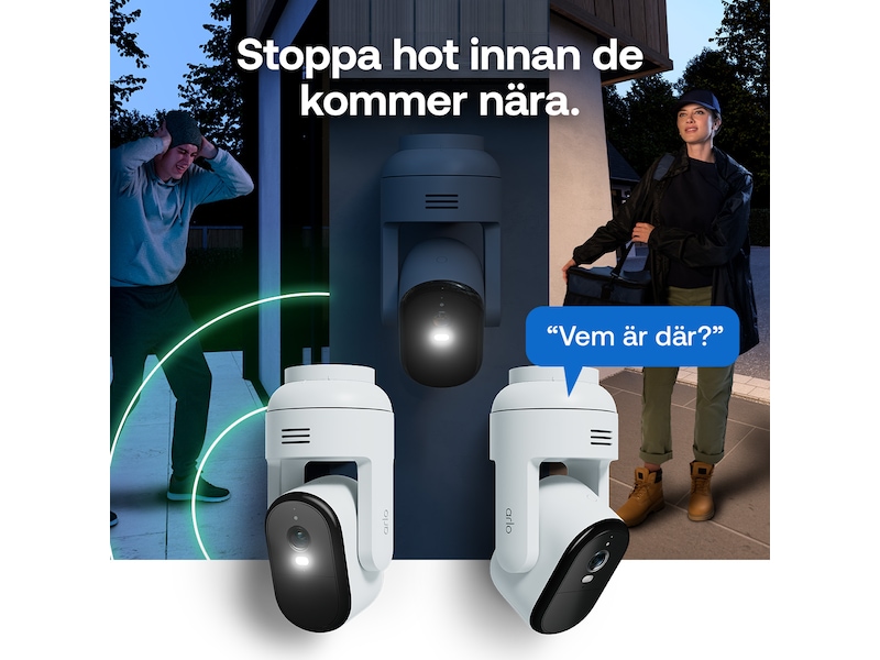 Arlo Essential 3 övervakningskamera HD PTZ 2-pack Övervakningskamera