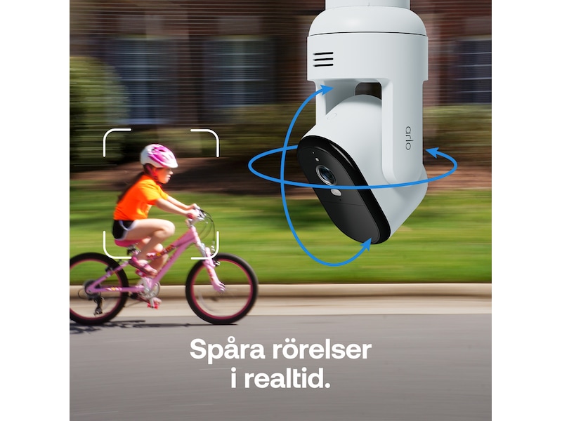 Arlo Essential 3 övervakningskamera HD PTZ 2-pack Övervakningskamera