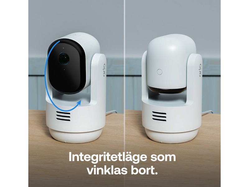 Arlo Essential 3 HD PTZ inomhus övervakningskamera 2-pack Övervakningskamera