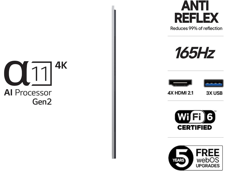 LG 77" G5 AI 4K OLED smart-tv (2025) + soundbar 70 - 79 tums TV