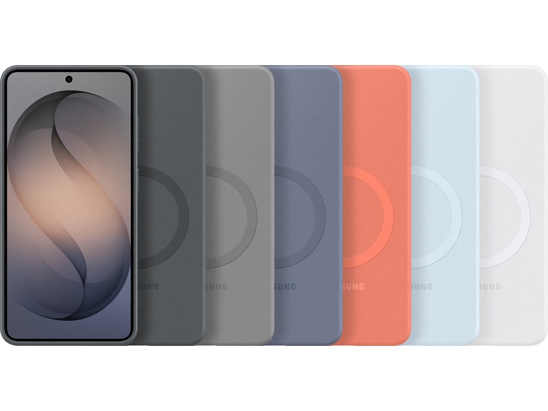 Samsung Galaxy S26 magnetiskt silikonfodral (svart) Mobilskal