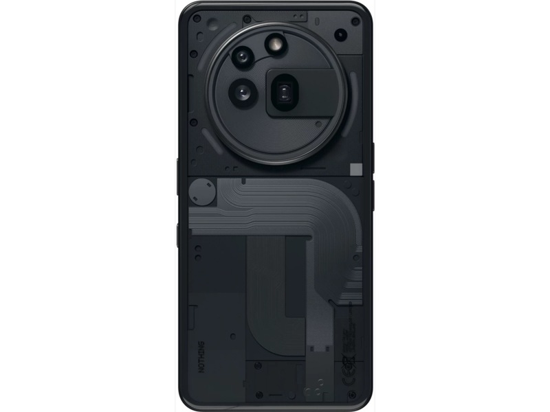 Nothing Phone (3a) Pro 12+256GB (svart) -B-Grade Demo mobiltelefoner