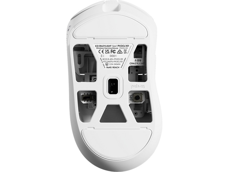 Pulsar X3 CRAZYLIGHT mini trådlös gamingmus (uyuni white) Gamingmus