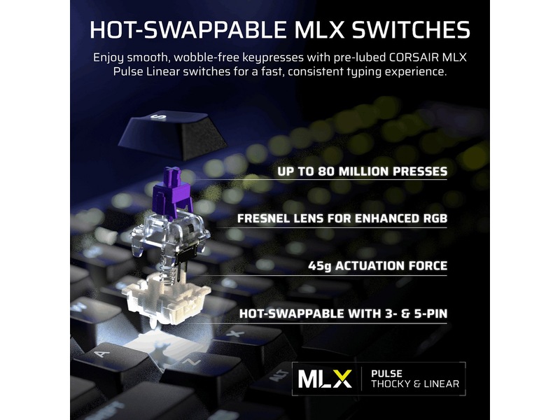 Corsair GALLEON 100 SD mekaniskt gamingtangentbord RGB Gamingtangentbord