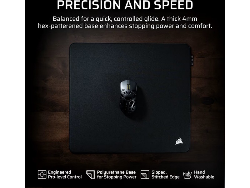 CORSAIR MM PRO stor control gaming musmatta (svart) Gamingmusmatta