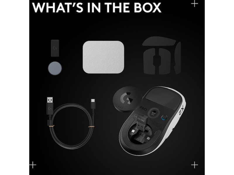 Logitech PRO X 2 SUPERSTRIKE trådlös gamingmus Gamingmus