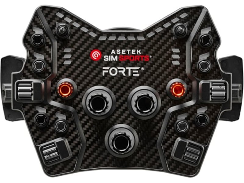 Asetek Forte GT knappbox (svart, aluminium) Ratt och pedaler