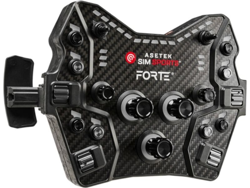 Asetek Forte GT knappbox (svart, aluminium) Ratt och pedaler