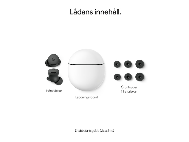 Google Pixel Buds 2a trådlösa hörlurar, In-ear (hazel) In-ear hörlurar
