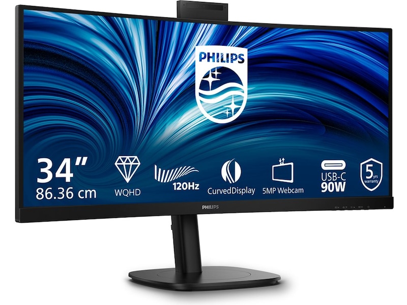 Philips 34" curved skärm 34B2U3600CH/00 Bildskärmar