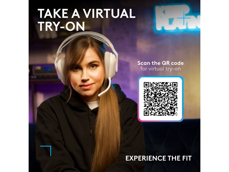 Logitech G522 Lightspeed trådlöst gamingheadset (svart) -B-Grade Demo headset