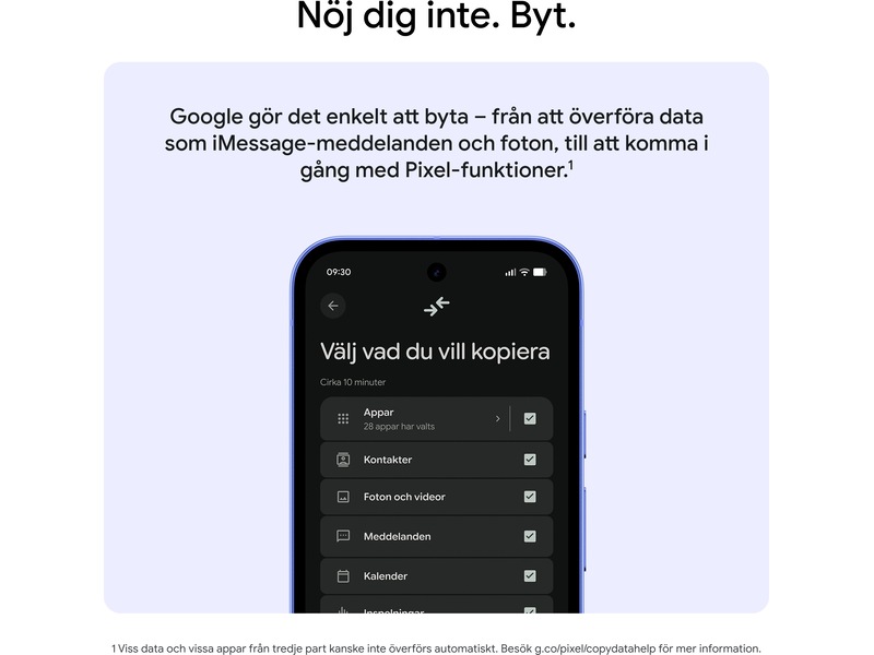 Google Pixel 10a 128GB (berry) Mobiltelefoner