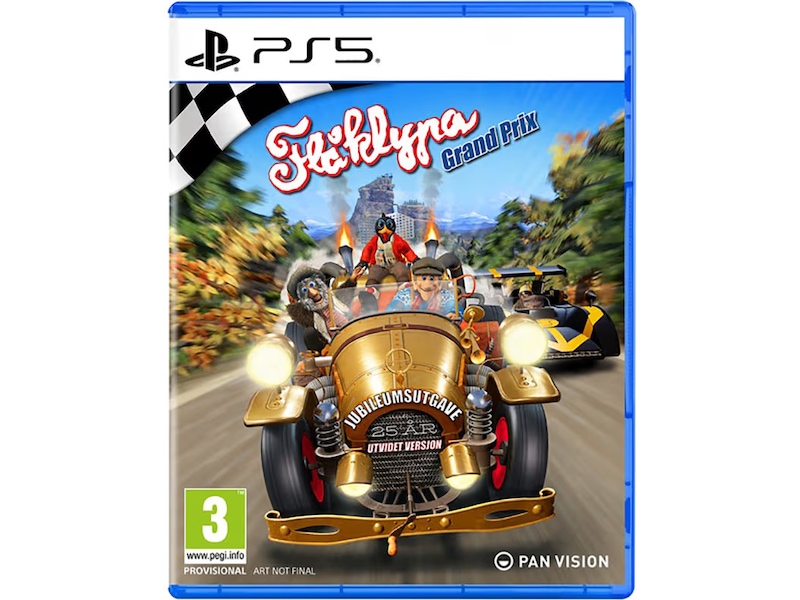 Flåklypa Grand Prix jubileumsutgåva PS5 Spel till Playstation 5