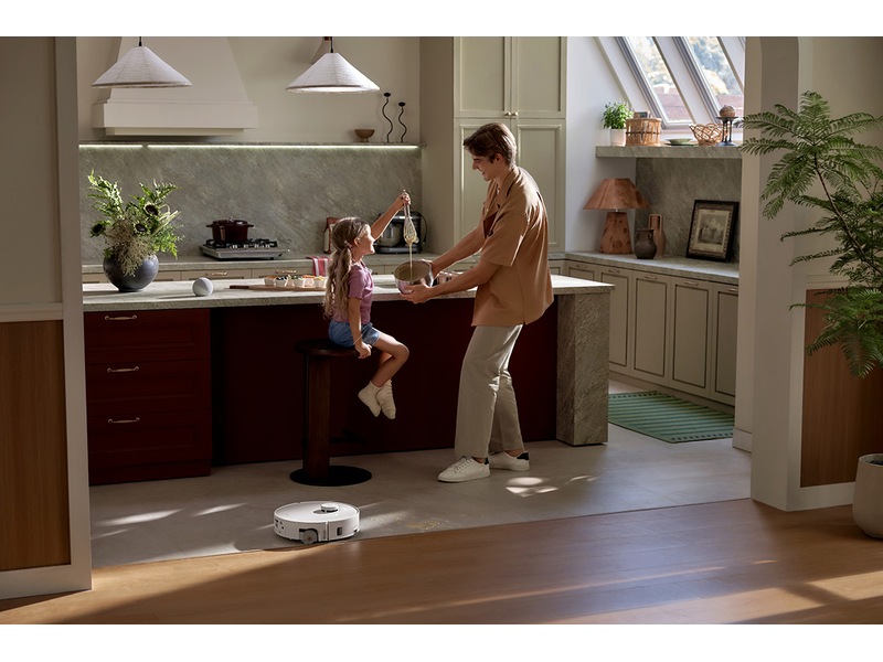 Roborock Qrevo Curv 2 Flow robotdammsugare (vit) Robotdammsugare