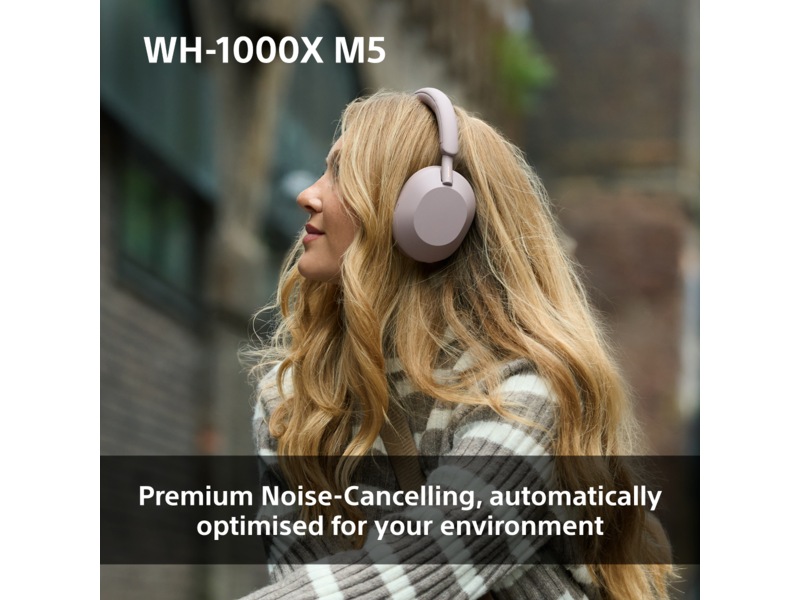 Sony WH-1000XM5 trådlösa hörlurar, over-ear (svart) + WF-510 öronsnäckor Hörlurar