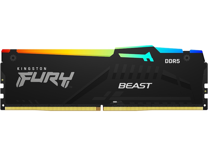 Kingston FURY Beast RGB 6000MHz DDR5 16GB (svart) Minne