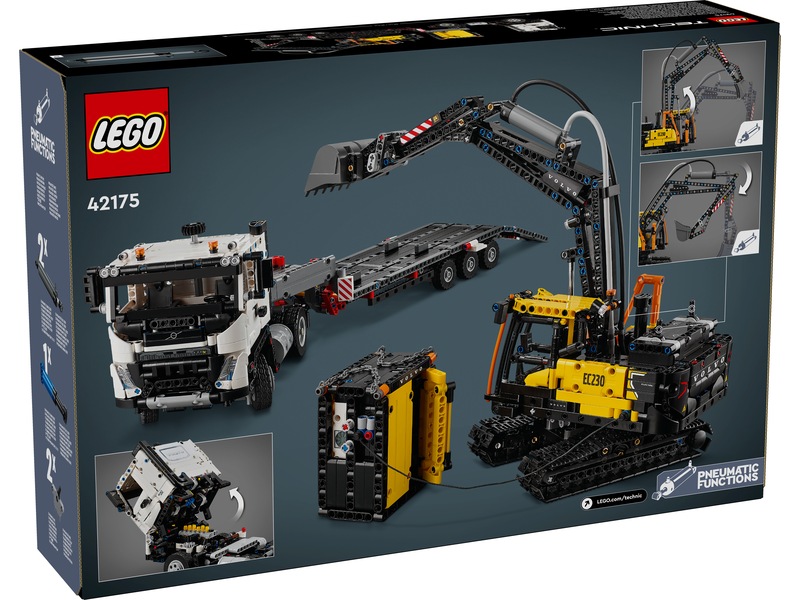 LEGO Technic Volvo FMX lastbil & EC230 elektrisk grävmaskin 42175 LEGO
