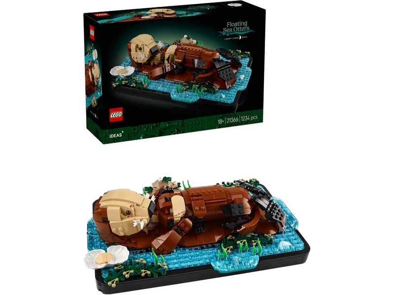 LEGO Ideas Flytande havsuttrar 21366 LEGO