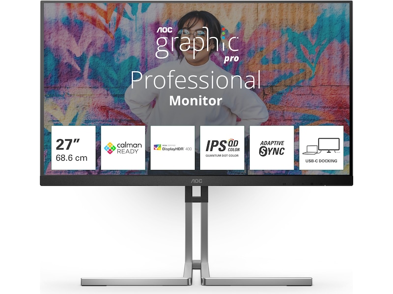 AOC 27" skärm Graphic Pro Series Q27U3CV Bildskärmar