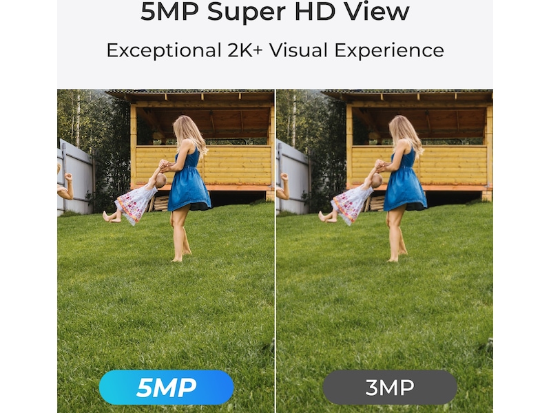 Reolink E1 Outdoor WiFi utomhus övervakningskamera 4-pack Övervakningskamera