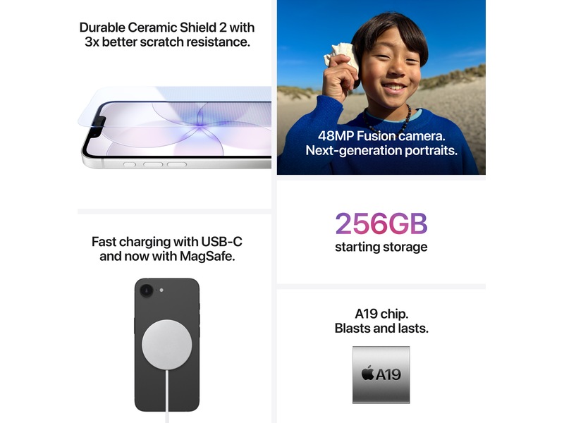 iPhone 17e 512GB (svart) Mobiltelefoner