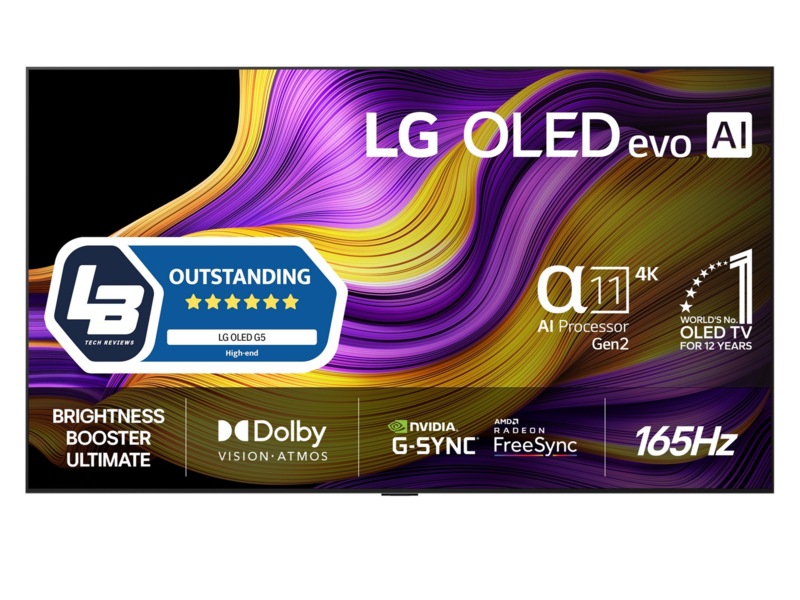 LG 65" G5 AI 4K OLED Smart TV (2025) 20 - 49 tums TV
