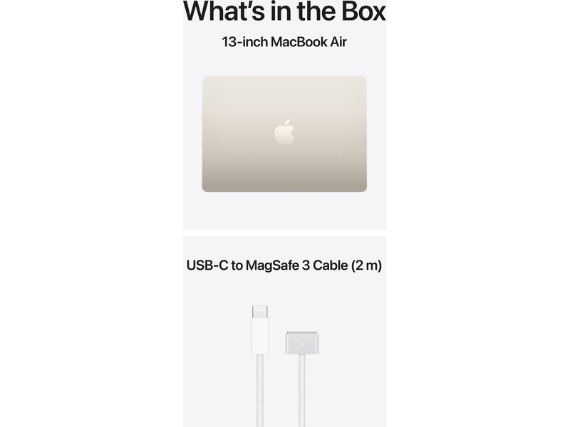 MacBook Air 13" M5 (2026) 1TB (stjärnglans) Datorer - Bärbara / laptop