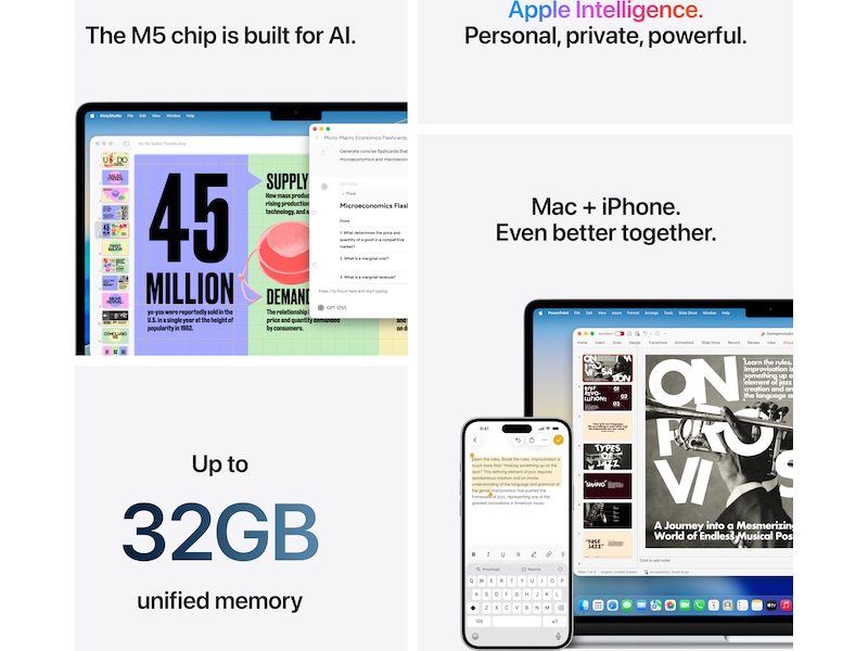 MacBook Air 15" M5 (2026) 512GB (stjärnglans) Datorer - Bärbara / laptop