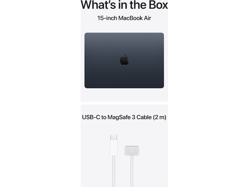 MacBook Air 15" M5 (2026) 1TB (midnatt) Datorer - Bärbara / laptop