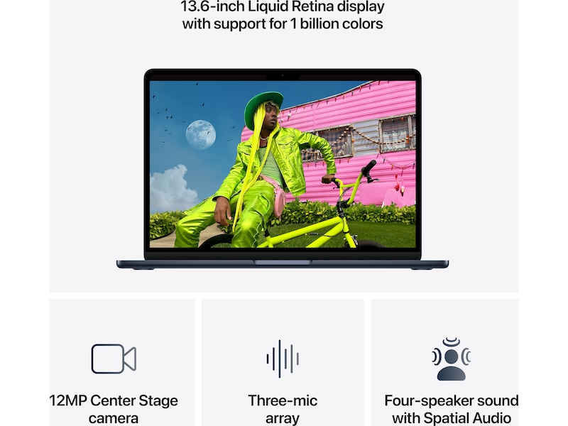 MacBook Air 13" M5 (2026) 1TB (midnatt) Datorer - Bärbara / laptop