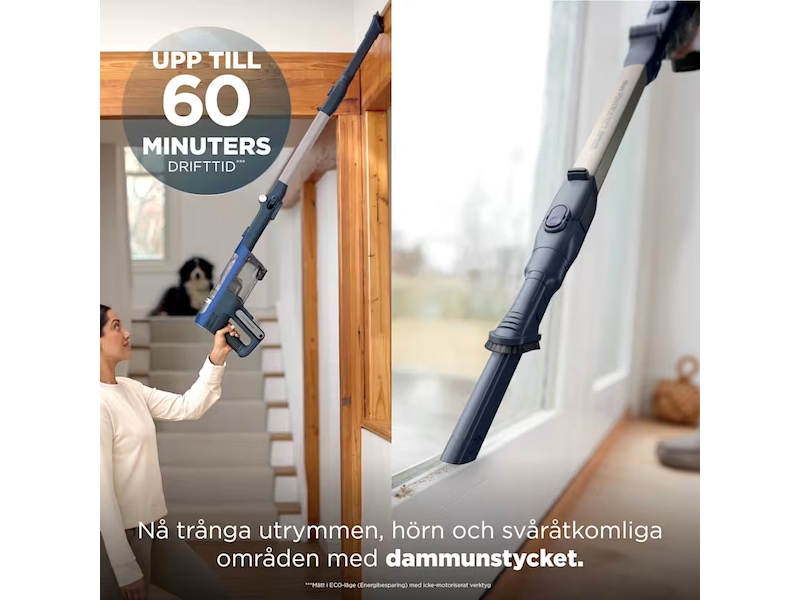 Shark PowerDetect Speed IA1241EU trådlös dammsugare Skaftdammsugare