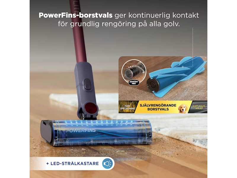 Shark PowerLite BU1621EU trådlös dammsugare Skaftdammsugare
