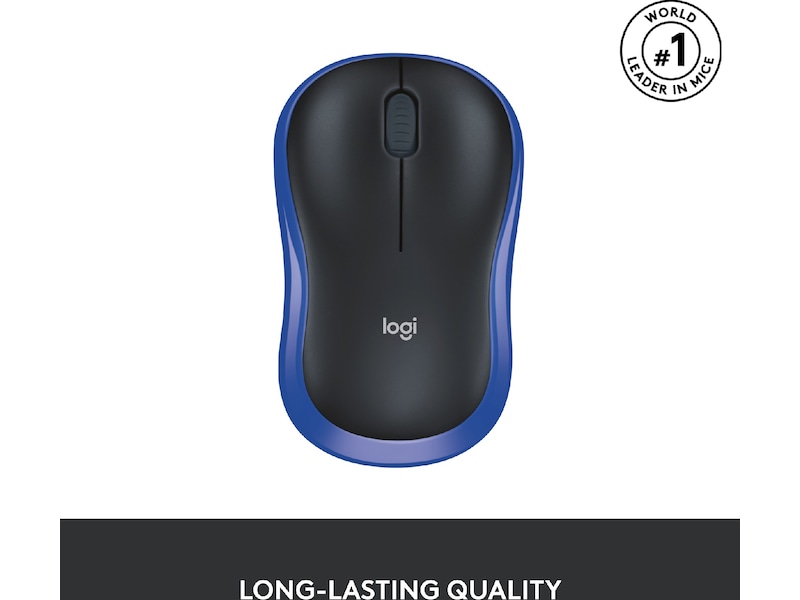 Logitech M185 Trådlös Mus Blå Mus