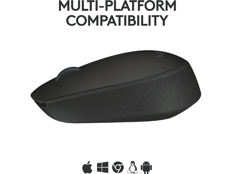 Logitech B170 Trådlös Mus Svart Mus