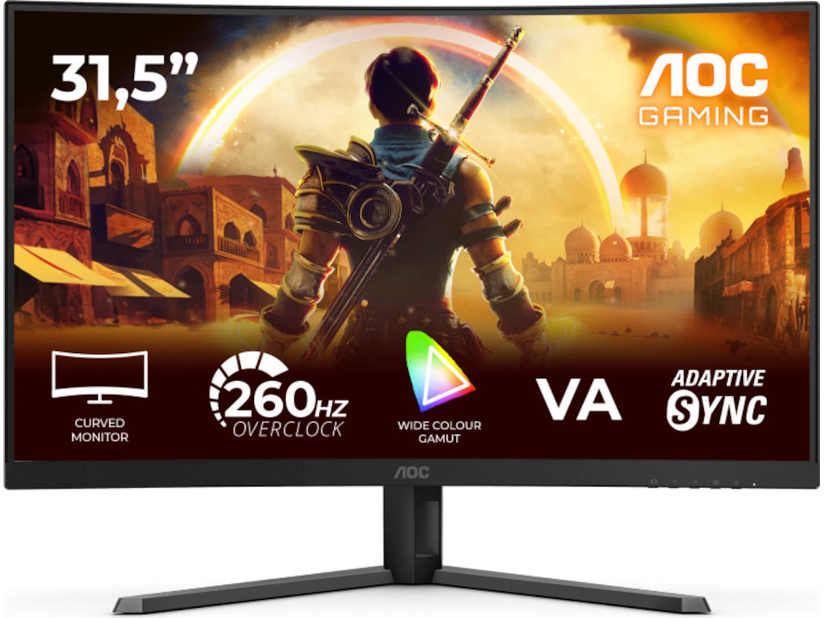 AOC 32" curved gamingskärm C32G42ZE Gamingskärmar