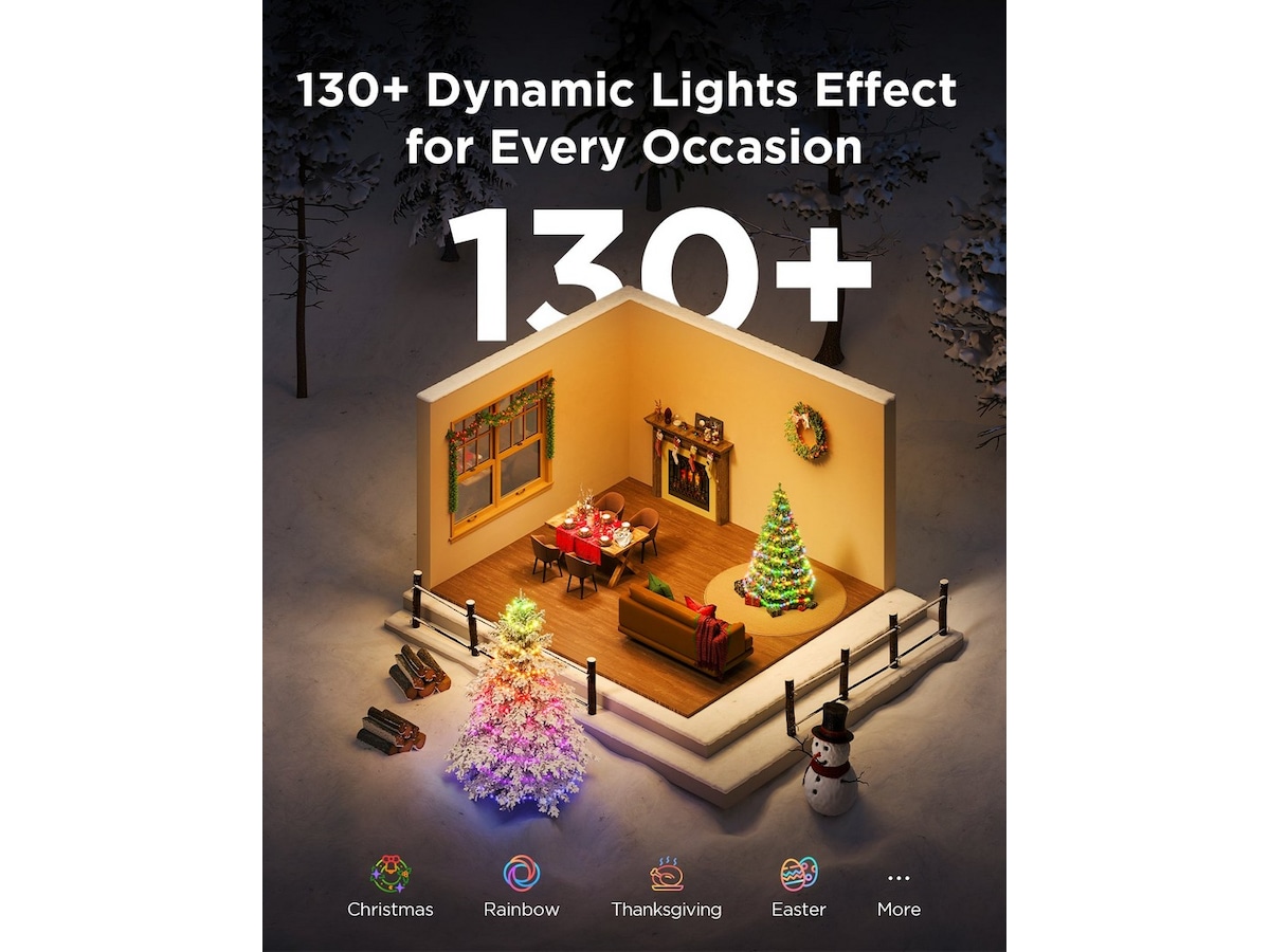 Govee Christmas String Lights 2 20M Led strips & underhållning