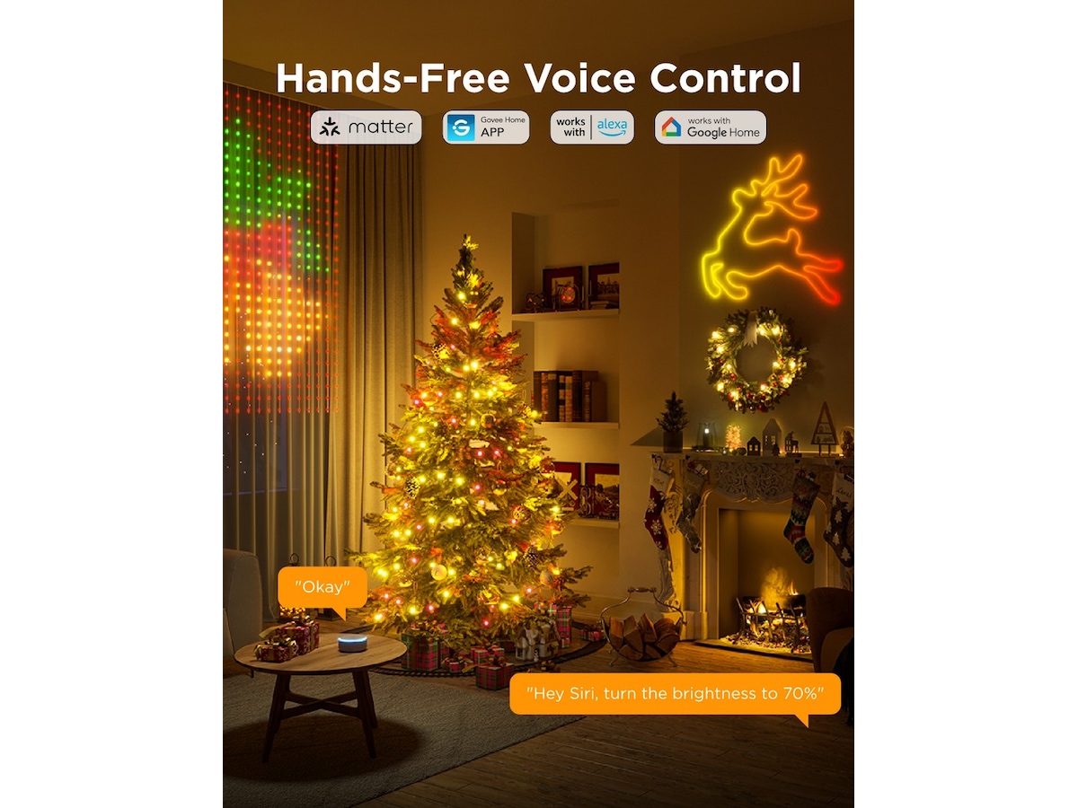 Govee Christmas String Lights 2 20M Led strips & underhållning