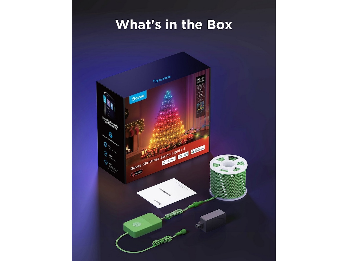 Govee Christmas String Lights 2 20M Led strips & underhållning