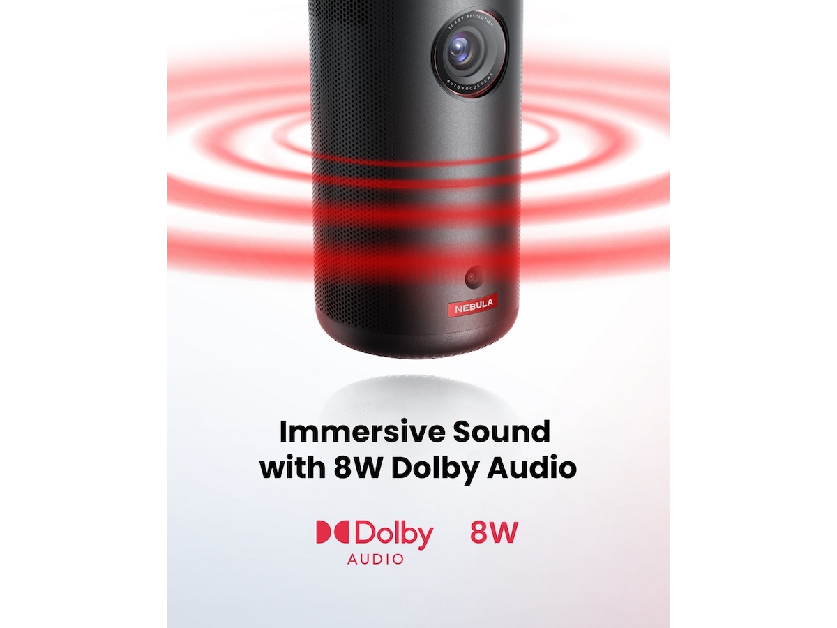 Anker Nebula Capsule 3 DLP Projektor (svart) Projektorer