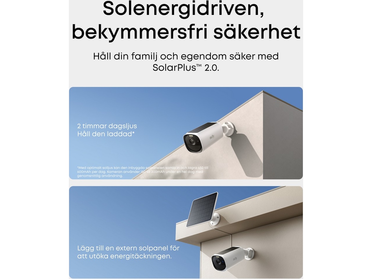 Eufy EufyCam 2x E40 säkerhetskamera (HomeBase 2) Övervakningskamera