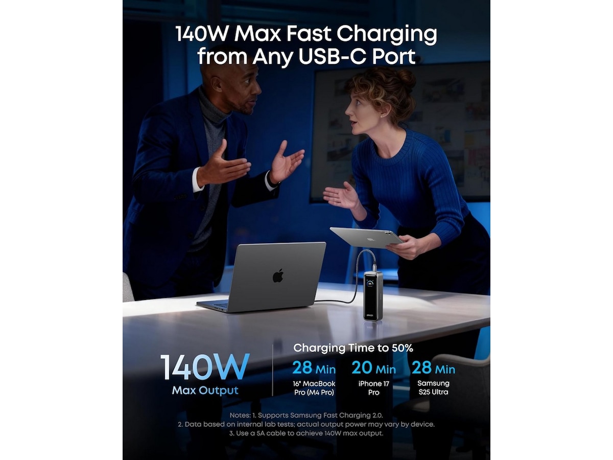 Anker Prime powerbank 20,100mAh Powerbank