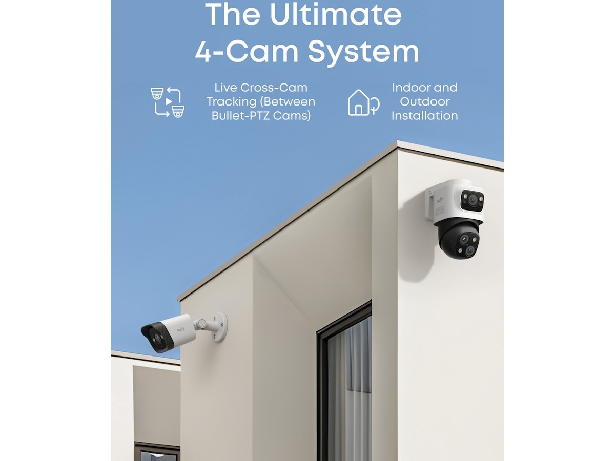 Eufy NVR Security System S4 övervakningskamera (4 kameror) Övervakningskamera