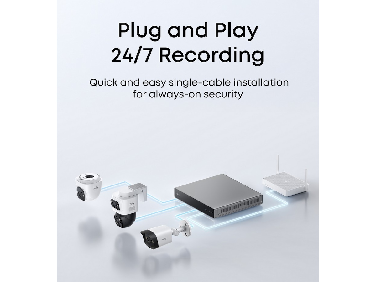 Eufy PoE Cam S4 tillägg övervakningskamera Övervakningskamera