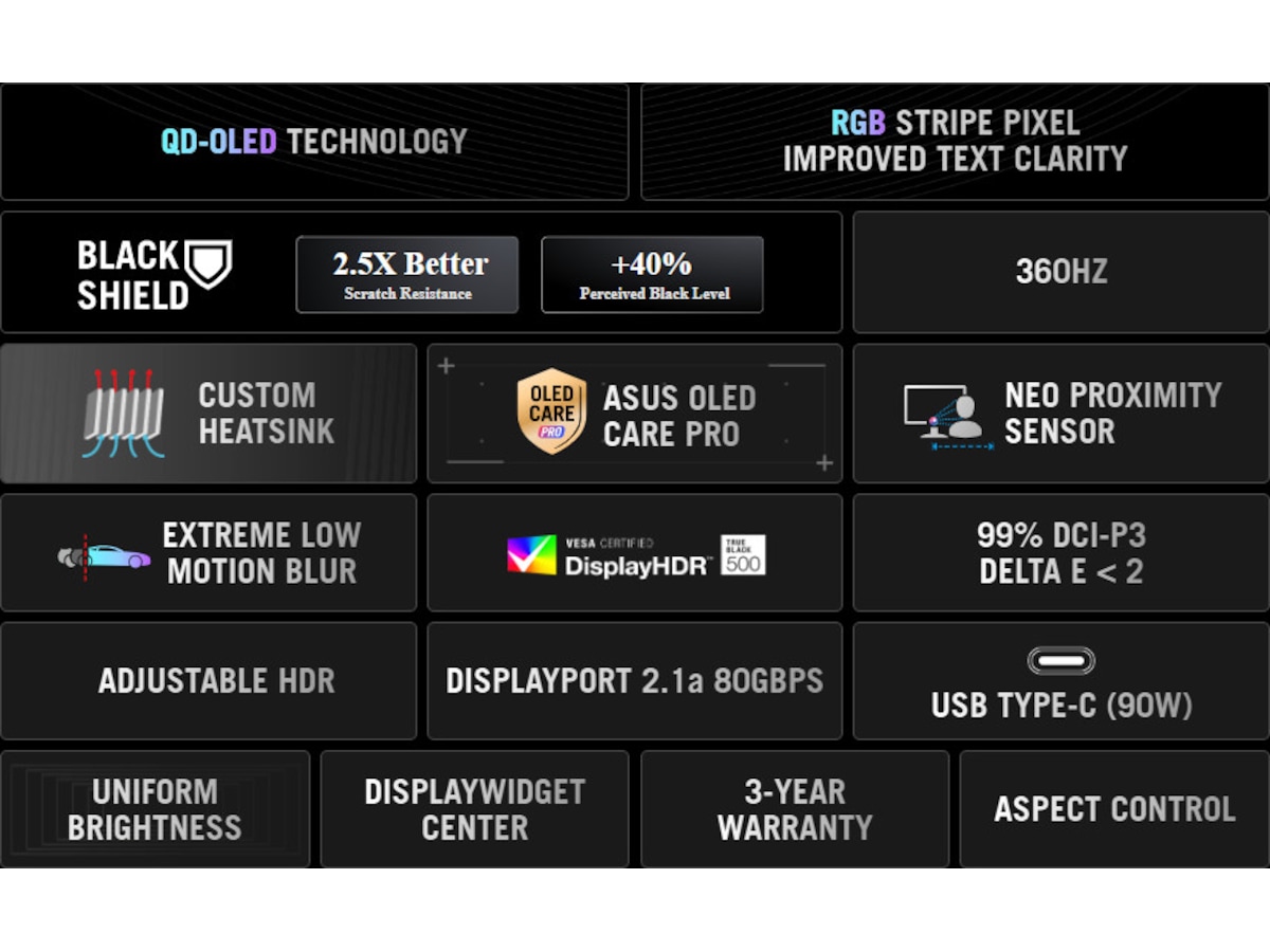 ASUS 34" gamingskärm ROG Swift PG34WCDN Gamingskärmar