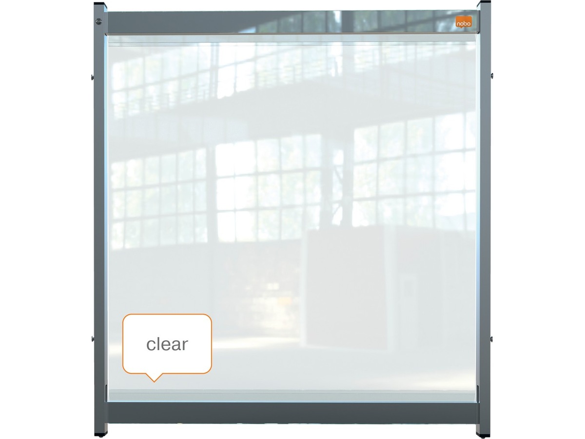 Nobo bordskärm modul Premium Plus - 75x82cm Tillbehör till arbetsstationer och kontorsbås