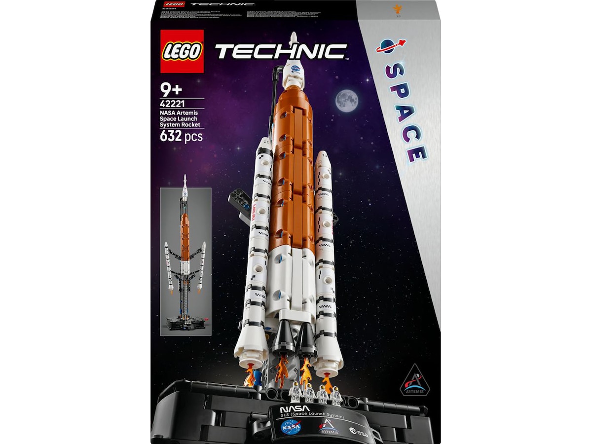 LEGO Technic NASA Artemis Space Launch System raket 42221 LEGO